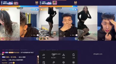 抖音擦边：颜值美女主播各显神通闪现走光 (5)